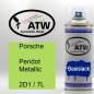 Preview: Porsche, Peridot Metallic, 2D1 / 7L: 400ml Sprühdose, von ATW Autoteile West.